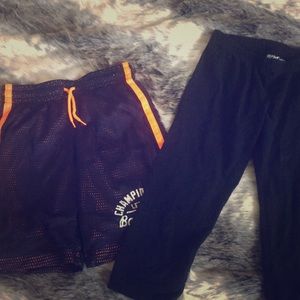 Basketball shorts, and leggings For 10 bucks